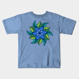 Fractal Flower Kids T-Shirt